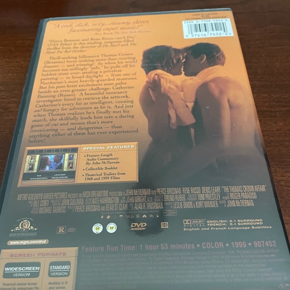 The Thomas Crown Affair DVD - Picture 2 of 3